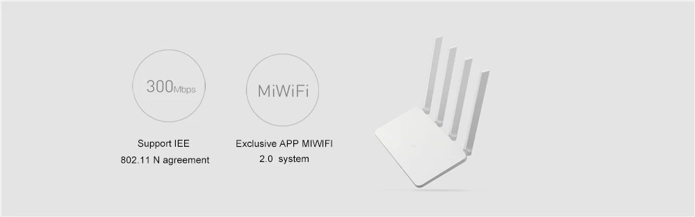 Xiaomi Mi WI-FI маршрутизатор 3C 64 Оперативная память 802.11N 2,4 г 300 Мбит/с Smart APP Управление группа Беспроводной Маршрутизаторы повторитель новая версия