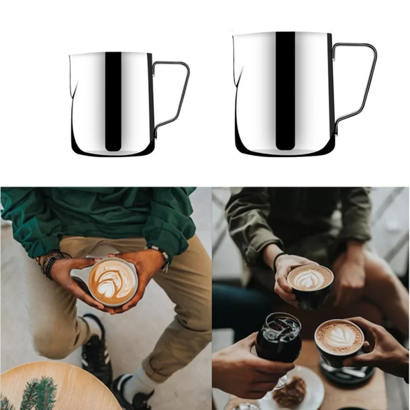 Kitchen Stainless Steel Milk Frothing Jug Espresso Coffee Pitcher Barista Craft Coffee Latte Milk Frothing Jug Supplies