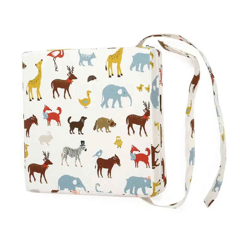 Murah Anak anak Cetak Kursi Tinggi Meningkatkan Bantal Kamar Bayi Katun dan Linen Anti Selip Meningkatkan Desain Kursi Makan Bantal