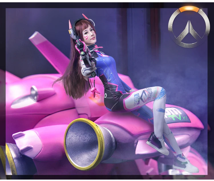 Полный комплект D.VA Косплей Костюм пистолет гарнитура Броня 3D принт классический