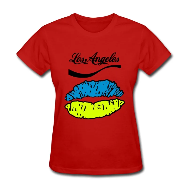 Print Casual Girl Tee Kiss Lips Humor Pics for Women 2014 Summer Style | Женская одежда