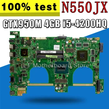 

GTX950M 4GB Video memory i5-4200HQ N550JX motherboard For Asus N550J N550JK n550JV N550JX Laptop Motherboard Mainboard