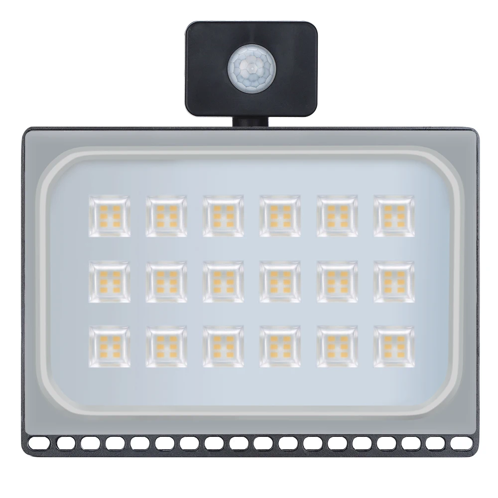 

2pcs Ultrathin Motion Sensor Led Flood Light 100W 110V 220V 8000LM Waterproof IP65 Led Floodlights Spotlight Outdoor Lighting