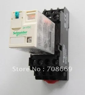 

schneider Relay ,Telemecanique Relay,dpdt wiht socket RXM2AB2BD 220VAC