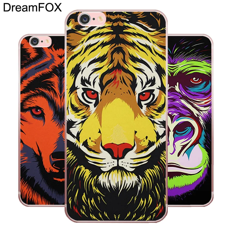 

DREAMFOX L435 Aztec Owl Lion Cat Animal Soft TPU Silicone Case Cover For Apple iPhone XR XS Max 8 X 7 6 6S Plus 5 5S SE 5C 4 4S