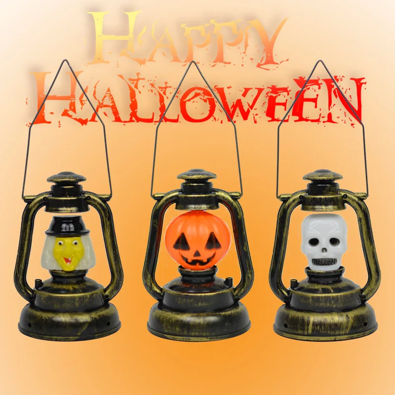 halloween decorations for the home halloween pumpkin sorceress handing retro night light gift package for kids