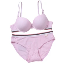 Новое женское сексуальное нижнее белье кружевные y-образные ремни/параллельные лямки спереди застежка бюстгальтер хлопок набор бюстгальтеров и трусиков нижнее белье