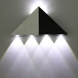 Треугольники светодио дный настенный светильник Спальня крыльцо отель Бра Лампа