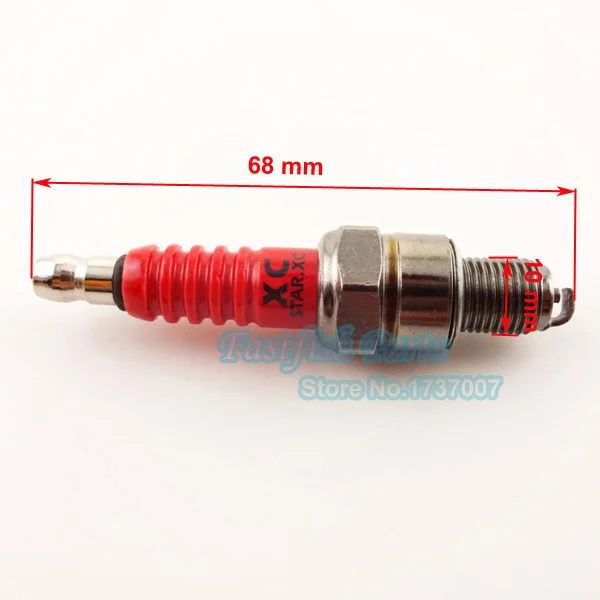 Катушка зажигания Red Racing и 5 контактная Свеча AC CDI A7TC для питбайка квадроцикла
