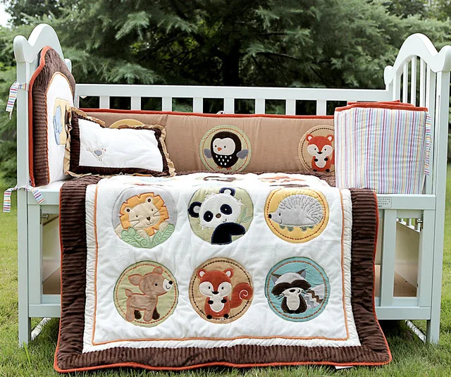 zoo cot bedding