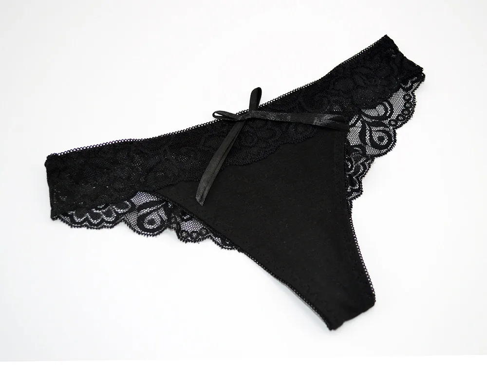 seamless sexy women's panties, L'bellagiovanna, black