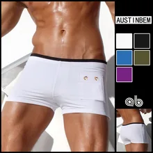 Бренд AUSTINBEM плавки мужские однотонные купальники мужские плавки горячая распродажа мужские купальники пляжные шорты