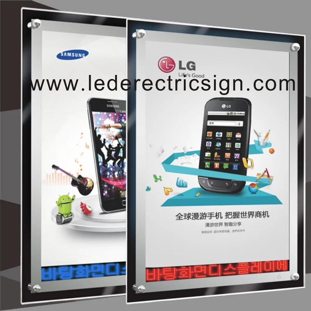 advertising light box sign customized led light box in advertising light box