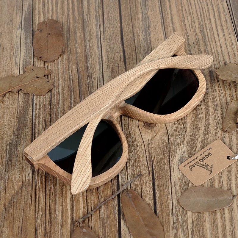 BOBO BIRD мужские женские солнцезащитные очки мода ручной работы солнцезащитные очки в деревянной оправе поляризационный дизайн Летний стиль женские очки в деревянной коробке