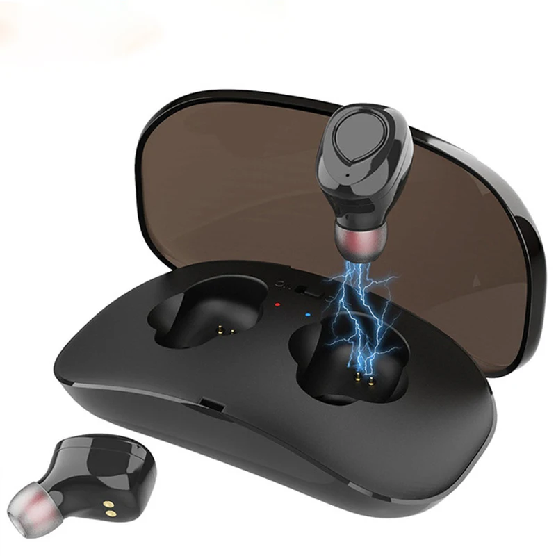 Беспроводные Bluetooth спортивные наушники с микрофоном наушники-вкладыши стерео HIFI