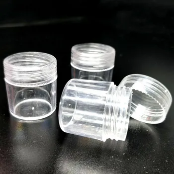 

4pcs/package Transparent Plastic Storage Box Beads Medicine Small Things Organizer Case B002