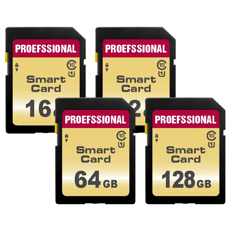 Новое поступление 32 Гб U1 SDHC 64 Гб 128 ГБ 256 512 1 ТБ U1 SDCard SDXC C10 слот для карт памяти для 1080p видео Камера