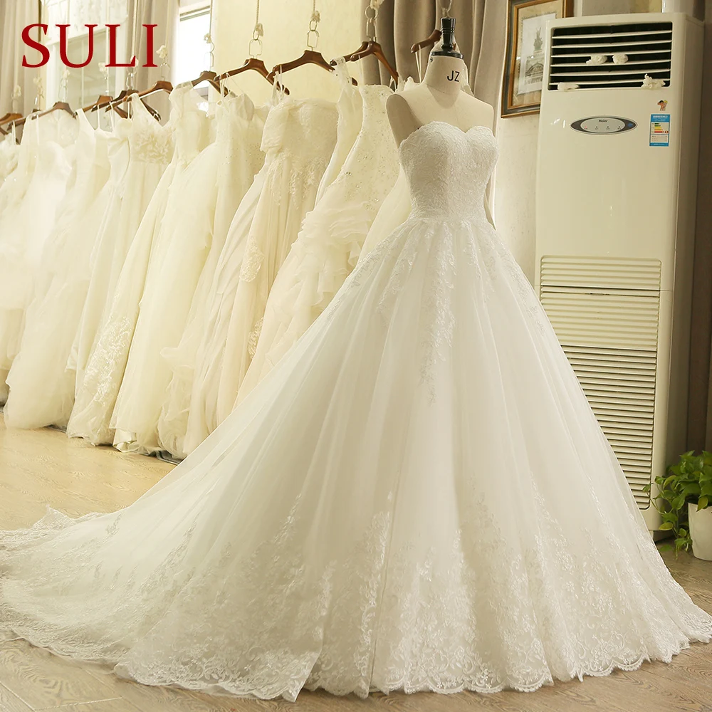 vintage wedding dresses HW091 Charming Sweetheart Applique Lace Vintage Bridal Wedding Dress Princess Wedding Dresses Bridal Gown vestidos de noivas affordable wedding dresses