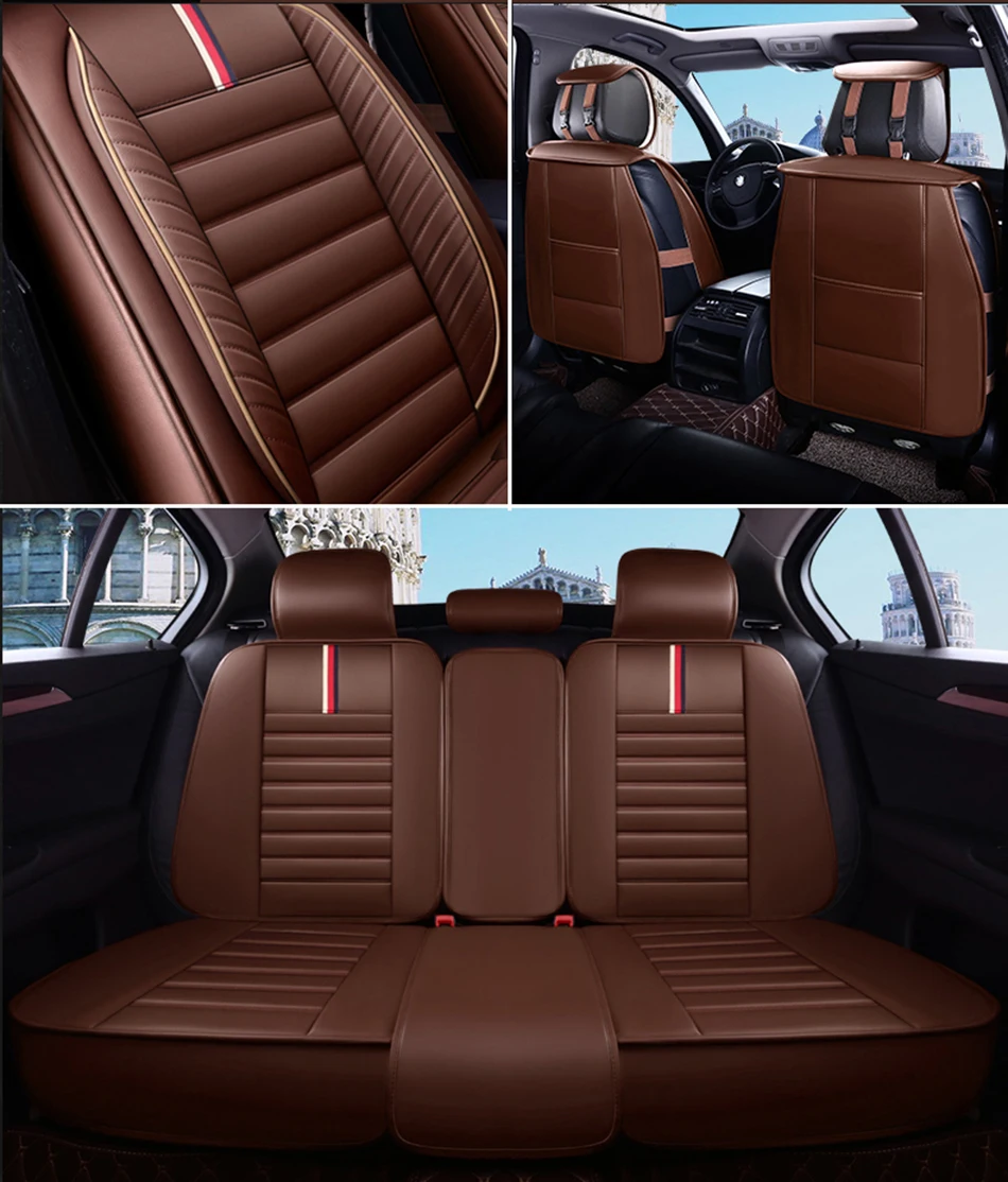 Универсальный кожаный Авто сиденья для hyundai solaris ix35 i30 ix25 Elantra акцент tucson автомобильные аксессуары-стиль