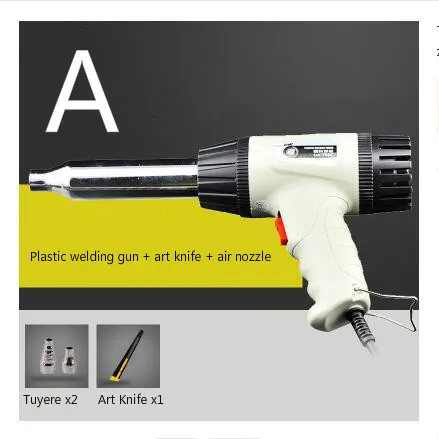 TGK-HG700B пластиковый сварочный пистолет, автомобильный бампер, пластиковый пистолет горячего воздуха, бытовая сварка, инструменты, пластиковая сварочная машина - Цвет: A