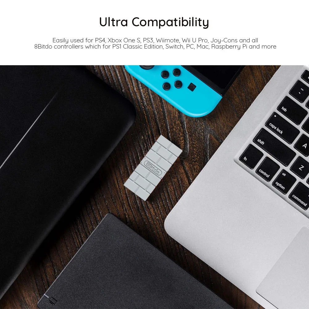 Мини 8Bitdo USB беспроводной адаптер с Bluetooth для геймпада приставка PlayStation PS1