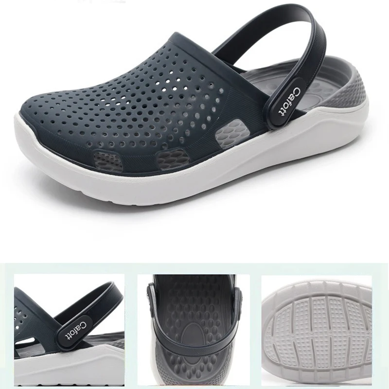 Классические удобные слипоны для мужчин и женщин; Повседневная водонепроницаемая обувь; нескользящие пляжные шлепанцы; T8