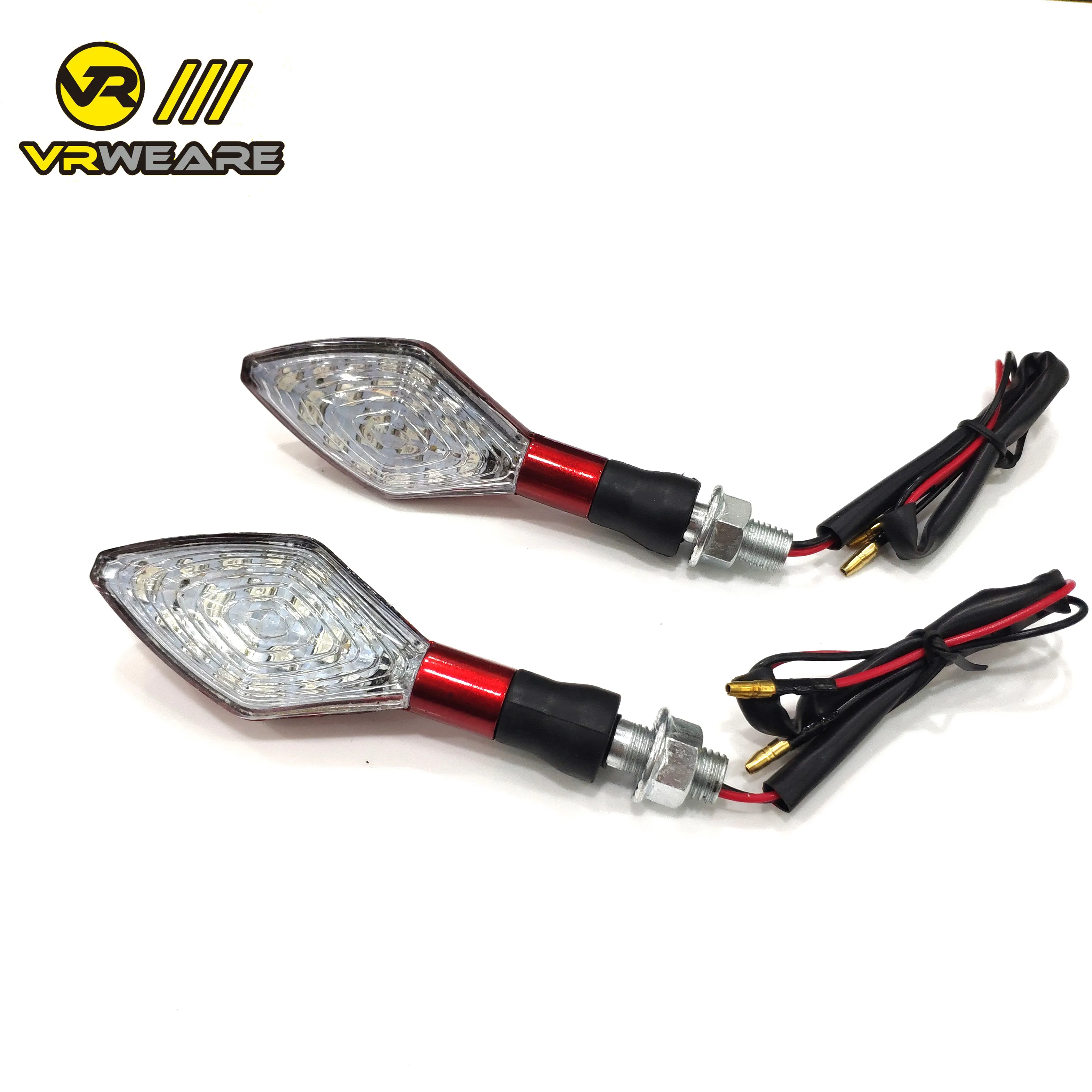 

Universal Motorcycle Turn Signal Indicator Light 2Pcs/set 12V Turning Amber Lamp Bulb Motorbike Lamps Blinker Flash Bike Lamp