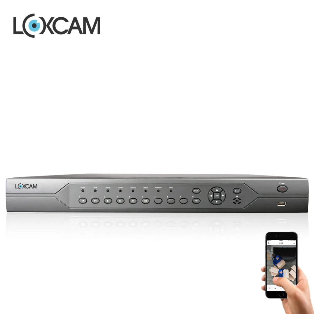 LOXCAM H.265+ 32ch 5MP 2592*1944P AHD DVR 4K Ultra HD AHD CVI TVI сетевой видеорегистратор для камеры безопасности Система протокола ONVIF P2P сигнализация DVR