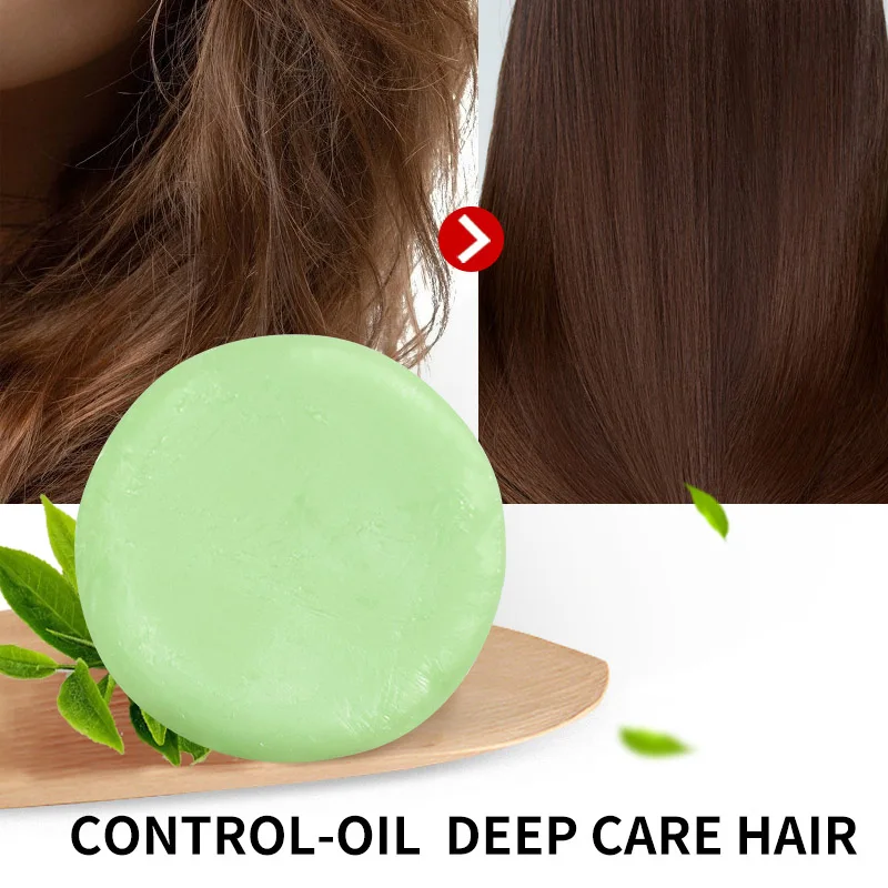 

2019 NEW!!!!Green Tea Fragrance Hair Handmade Moisturizing Nourishing Hair Care Soap