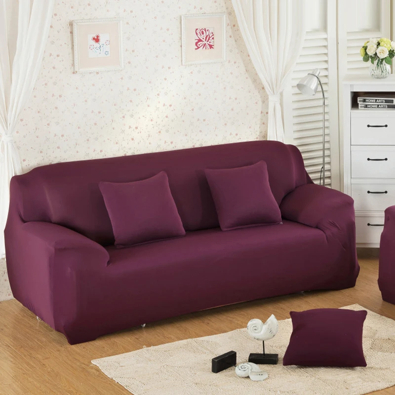 Solid Stretch Slipcover three all inclusive generic leather sofa