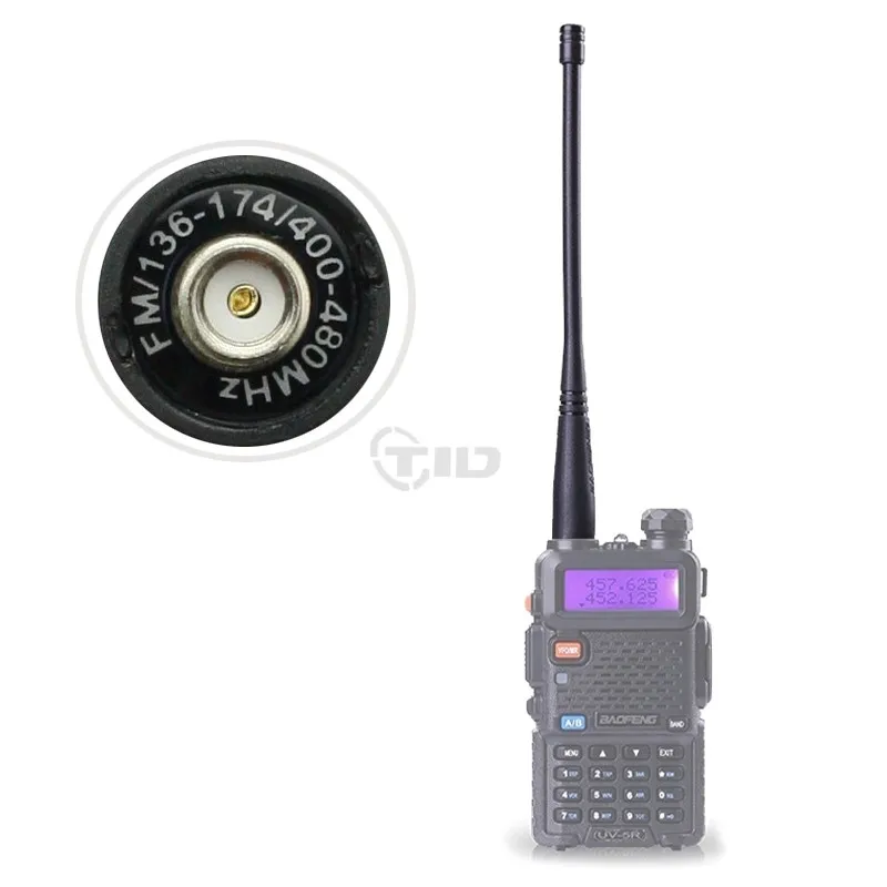 Рация BaoFeng UV-5R антенна SMA-Female UHF/VHF 136-174/400-520 МГц для UV5R UV-82 GT-3 аксессуары BaoFeng