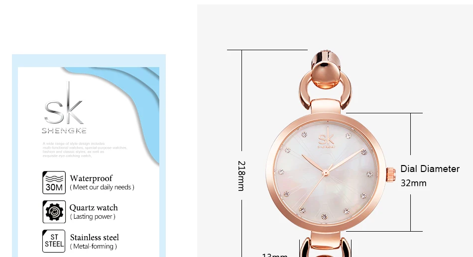 Shengke Fashion Women Watches