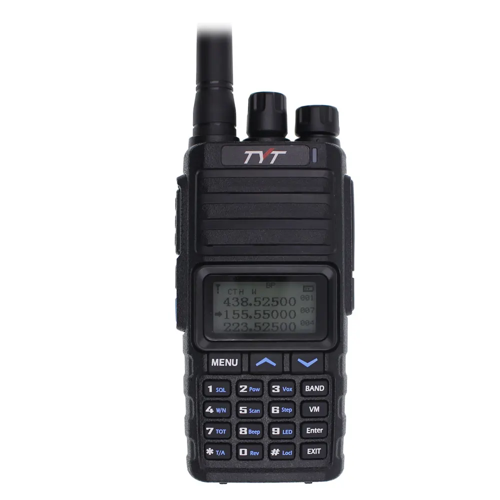 TYT TH-350 Tri-бренд tri-ожидания иди и болтай Walkie Talkie VHF UHF 136-174 220-260 МГц 400-480 10 км дальность handheldtwo-передающая радиоустановка