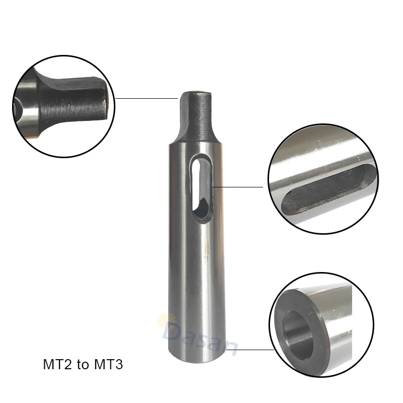 

Adapter Morse Cone MT2 to MT3 1PC Spindle Morse Taper Reducing Reduction Adapter Drill Sleeve for Lathe Milling