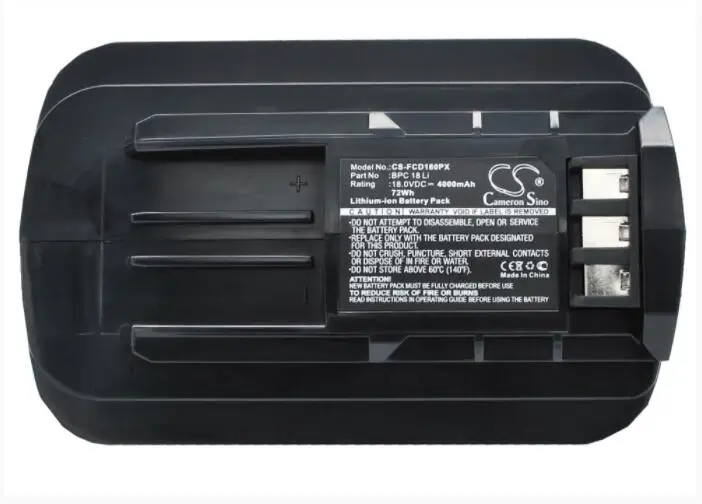 Cameron Sino 4000mAh battery for FESTOOL C15 PSC/PSBC 400/420 Quadrive T18 TSC55 T15 Drill Drivers T18+3 498343 499849 | Электроника
