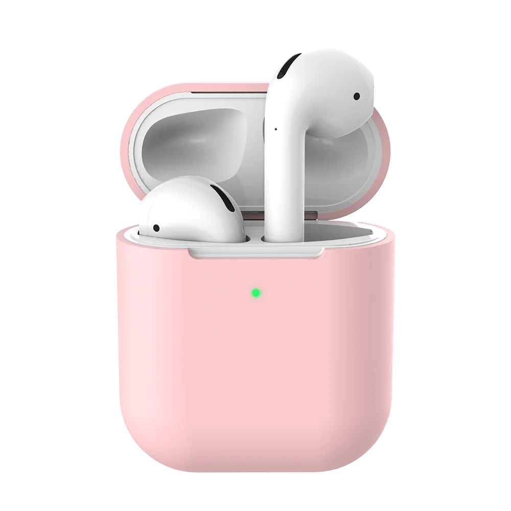 Мягкий силиконовый чехол для Apple Airpods 2 ударопрочный наушник защитный чехол Крышка водостойкая гарнитура аксессуары - Цвет: 06