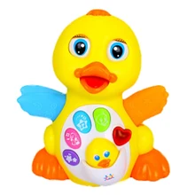 

The Latest Electric Walking Will Swing Dancing Singing Yellow Duck Fancy Nappy Small Toys Unisex Electronic Plastic Sounding