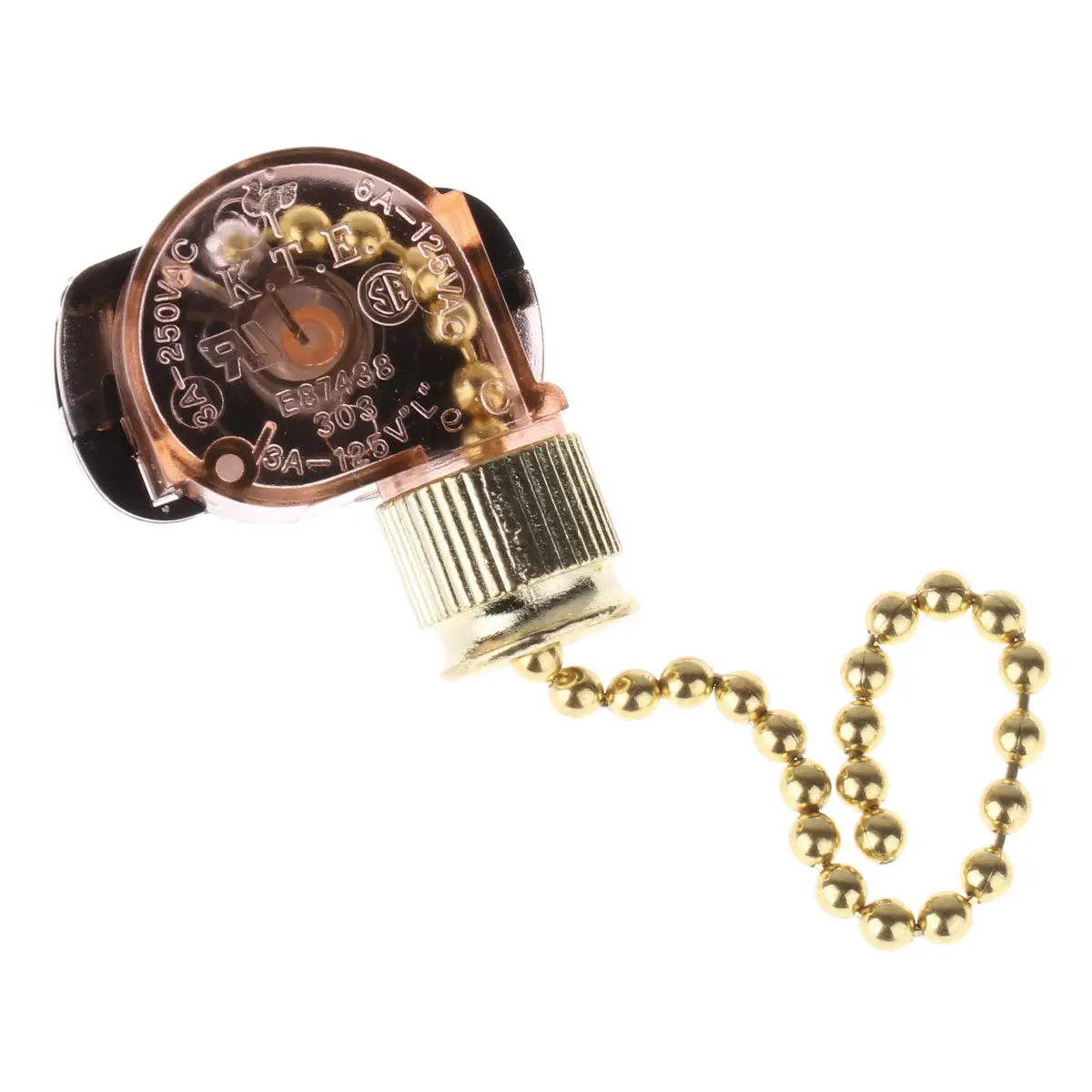 Us 1 59 40 Off Universal Pull Chain Cord Switch Ceiling Fan Lamp Wall Light Replacement Switches 3a 250v 6a 125v Widely Used For All Lamps In