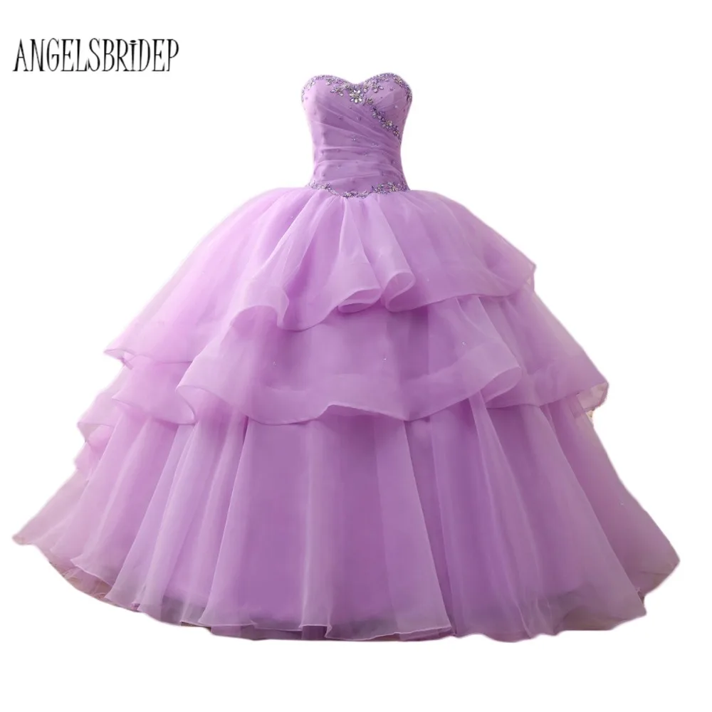 light purple strapless dress