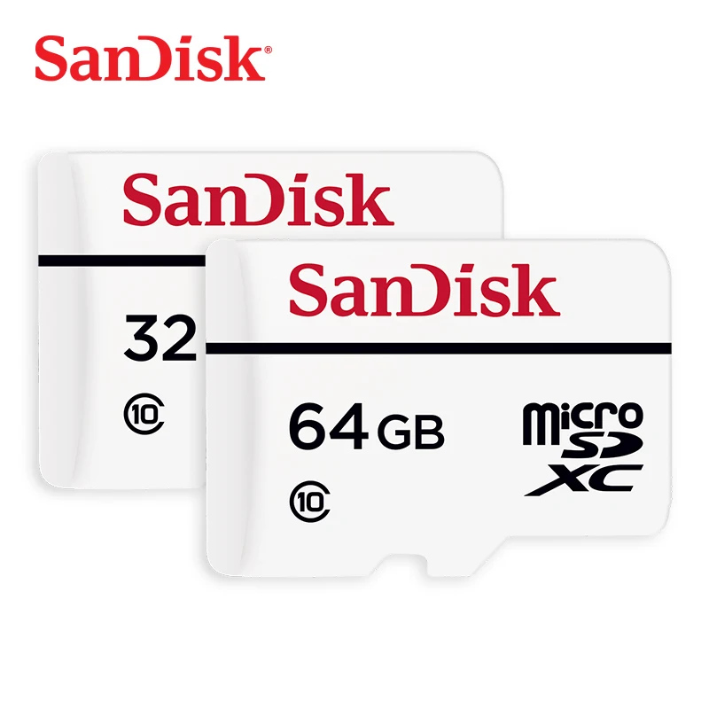 SanDisk Memory Card High Endurance Video Monitoring MicroSD C10 SDHC/SDXC Class10 20MB/s 32GB 64GB TF for Recorder | Компьютеры и офис