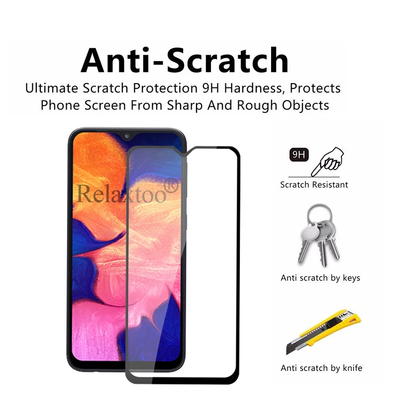 phone screen protectors 2pcs Protective Glass For Samsung A10 Screen Protector For Galaxy A53 A73 A33 A13 A52 A52S A72 A32 A22 A03 A51 A71 A12 A21s Film mobile screen protector