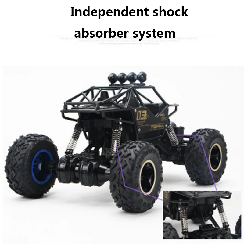 

RC off-road vehicle 2.4G Hight Speed SUV alloy rc cars racing 4Channel Hummer Rock Crawlers car shock absorber four-wheel drive