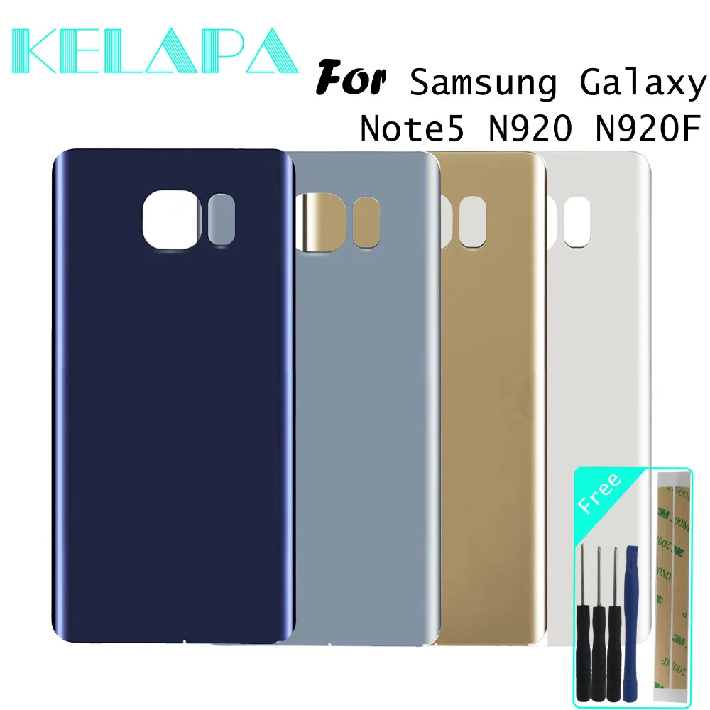 

Battery Door Back Case Cover Housing For Samsung Galaxy Note5 Note 5 N920 N920F Replacement With Logo