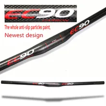 EC90, дизайн, полностью углеродное волокно, ручка для горного велосипеда, прямо на крест, руль для горного велосипеда, углеродный руль для велосипеда