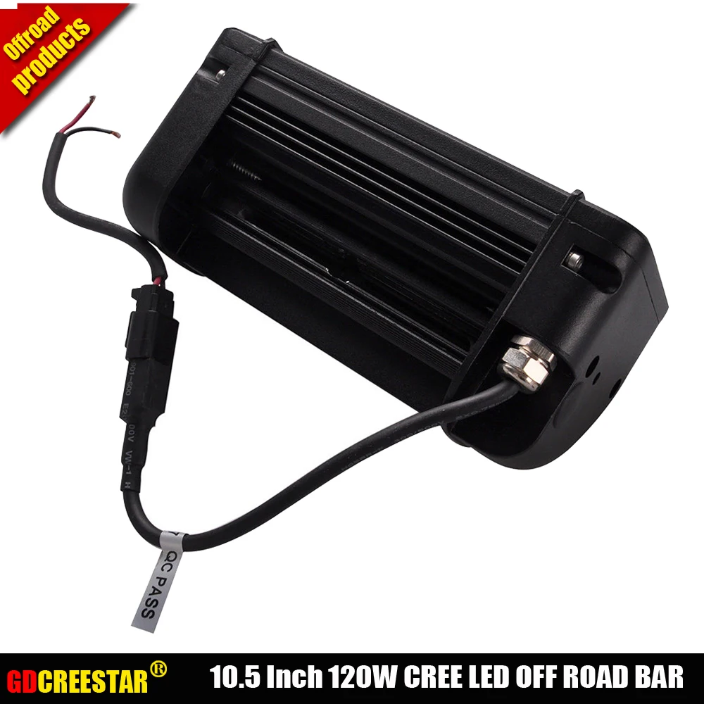 10.5inch Dual Row 120W LED Off road Light Bar for Tractor Boat 4WD 4x4 Truck SUV ATV 12V 24V Narrow