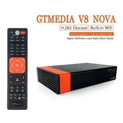 GTMedia V8 Nova DVB-S2 спутниковый приемник V8 супер с H.265 WI-FI Европа Испания герметизирующая ptfe-лента для DE PO CCcam ТВ декодер