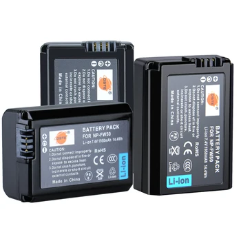 

DSTE Replacement for 3x NP-FW50 Li-ion Battery Compatible Sony NEX-7 SLT-A37 DSC-RX10 RX10 II III ILCE-7R ILCE-7S ILCE-QX1