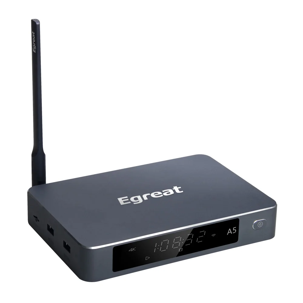 Egreat A5 Smart Android tv Box 3D 4K UHD медиаплеер и HDR USB3.0 SATA OTA Blu-Ray диск Dolby Ture HD DTS-HD [Русский Английский]