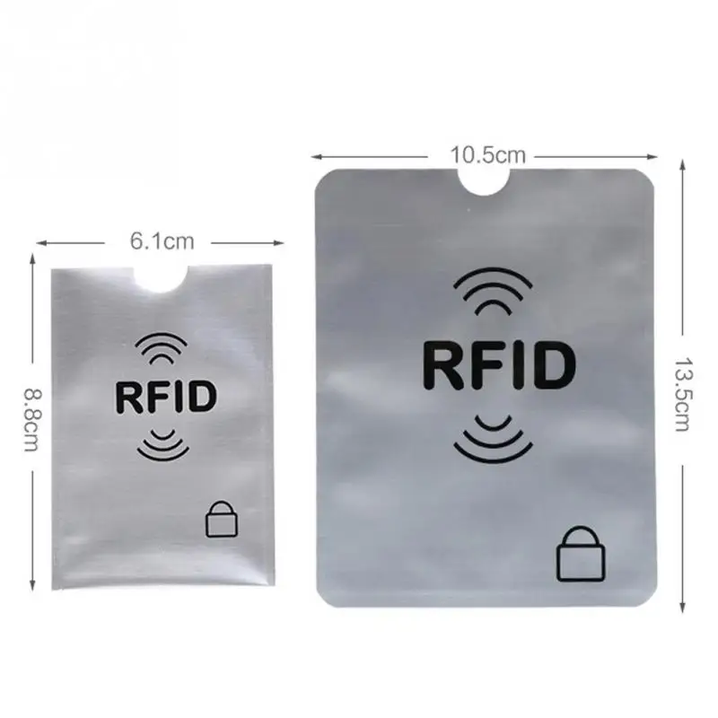 10 шт. удобный чехол для карт ультратонкий RFID Pro протектор держатель для карт прочный паспорт алюминий