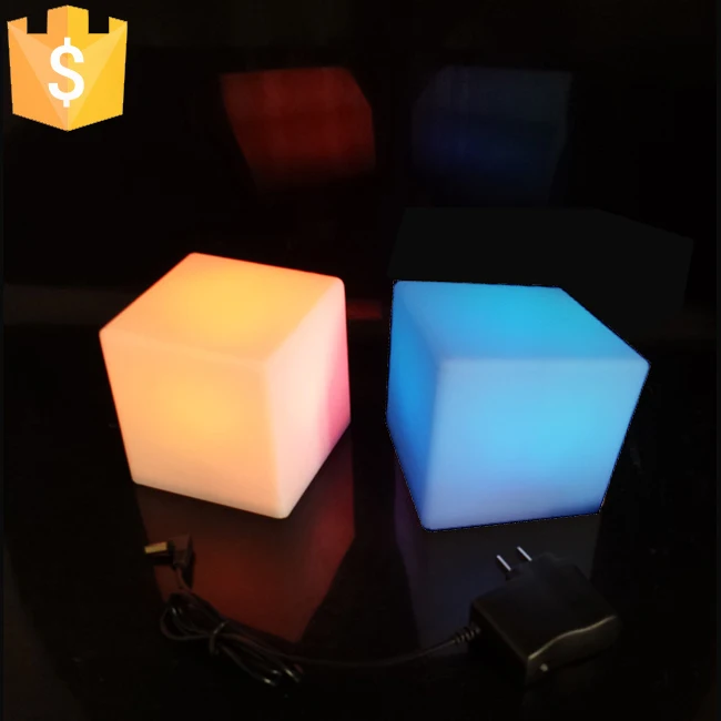 10cm Modern style Light up 7 colors changing led table lamps for coffee bar Free Shipping Dropshipping
